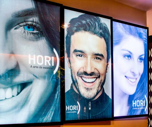 Moldura Ligthbox para Clínica Hori