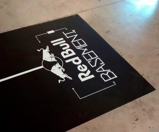 Adesivo de Chão Red Bull